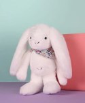 DOUDOU - pluszowy królik Lapin Fleurette Doudou et Compagnie, 35 cm, biały