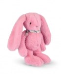 DOUDOU - pluszowy królik Lapin Fleurette Doudou et Compagnie, 35 cm, różowy grenadine