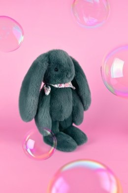 DOUDOU - pluszowy królik Lapin Fleurette Doudou et Compagnie, 35 cm, zielony eukaliptusowy