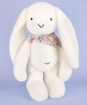 DOUDOU - pluszowy królik Lapin Fleurette Doudou et Compagnie, 50 cm, biały