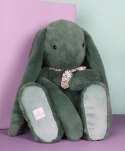 DOUDOU - pluszowy królik Lapin Fleurette Doudou et Compagnie, 50 cm, zielony eukaliptusowy