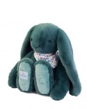 DOUDOU - pluszowy królik Lapin Fleurette Doudou et Compagnie, 50 cm, zielony eukaliptusowy