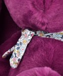 DOUDOU - pluszowy królik Lapin Fleurette Doudou et Compagnie, 70 cm, śliwka