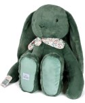 DOUDOU - pluszowy królik Lapin Fleurette Doudou et Compagnie, 70 cm, zielony eukaliptusowy