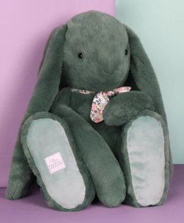 DOUDOU - pluszowy królik Lapin Fleurette Doudou et Compagnie, 70 cm, zielony eukaliptusowy