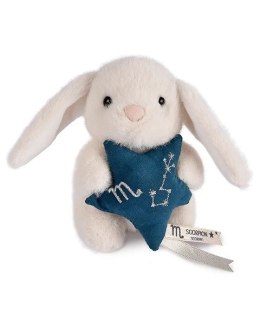DOUDOU - pluszowy królik ze znakiem zodiaku DOUDOU ASTRO, Doudou et Compagnie, 12 cm, skorpion