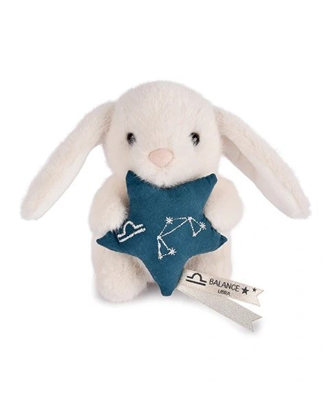 DOUDOU - pluszowy królik ze znakiem zodiaku DOUDOU ASTRO, Doudou et Compagnie, 12 cm, waga