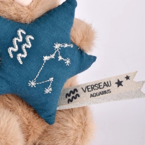 DOUDOU - pluszowy królik ze znakiem zodiaku DOUDOU ASTRO, Doudou et Compagnie, 12 cm, wodnik