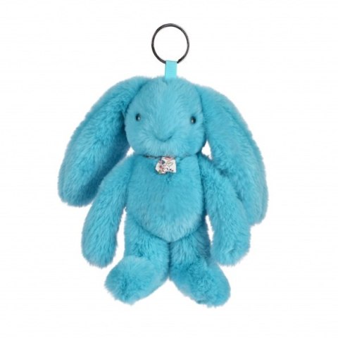 DOUDOU - zawieszka do torebki Lapin Fleurette, Doudou et Compagnie, turkus