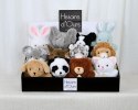 DOUDOU - miękkie zwierzątka Les Doux Animaux Bébés Histoire d'Ours, 12 szt. ZESTAW