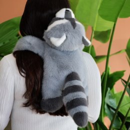 DOUDOU - obciążeniowy pluszowy szop pracz Podcoll Histoire d'Ours, 50 cm, szary