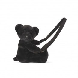 DOUDOU - pluszowa torba na ramię miś, Doudou et Compagnie, czarny