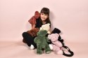 DOUDOU - pluszowa torba na ramię miś, Doudou et Compagnie, czarny