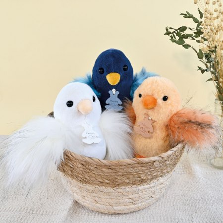 DOUDOU - pluszowe pisklę Histoire d'Ours, 6 szt. ZESTAW