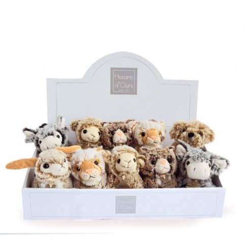 DOUDOU - pluszowe zwierzątka Asst Z'Animoos Histoire d'Ours, 12 szt. ZESTAW