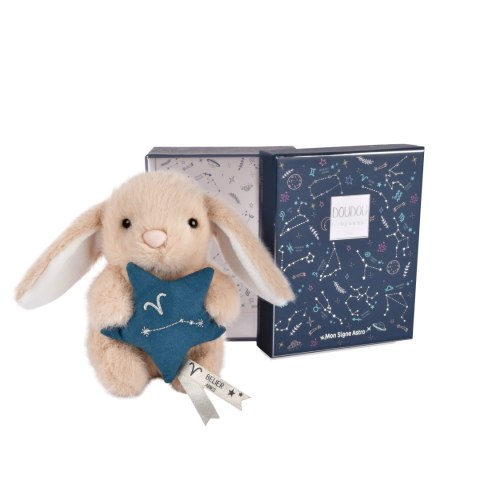 DOUDOU - pluszowy królik ze znakiem zodiaku DOUDOU ASTRO, Doudou et Compagnie, 12 cm, baran