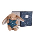 DOUDOU - pluszowy królik ze znakiem zodiaku DOUDOU ASTRO, Doudou et Compagnie, 12 cm, wodnik