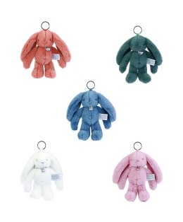 DOUDOU - zawieszka do torebki Lapin Fleurette Doudou et Compagnie, 5 szt. ZESTAW