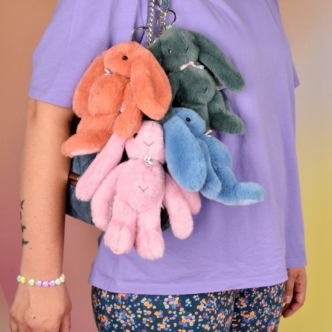 DOUDOU - zawieszka do torebki Lapin Fleurette Doudou et Compagnie, 5 szt. ZESTAW