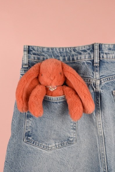 DOUDOU - zawieszka do torebki Lapin Fleurette Doudou et Compagnie, 5 szt. ZESTAW