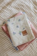 ELODIE DETAILS - kocyk ażurowy Pointelle, Blueberry Bliss