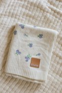 ELODIE DETAILS - kocyk ażurowy Pointelle, Blueberry Bliss