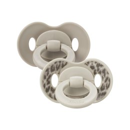 ELODIE DETAILS - smoczek silikonowy 0-6 m, Binky Bundle, Le Leopard - 2 sztuki