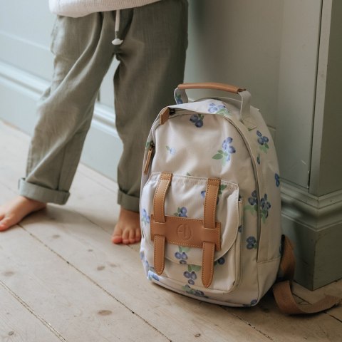Elodie Details - Plecak BackPack MINI Blueberry Bliss + Butelka na wodę - Blueberry Bliss Billy - ZESTAW
