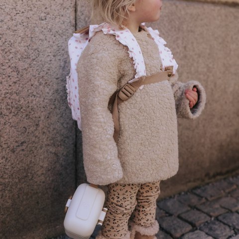 Elodie Details - Plecak BackPack MINI Petit River Rose + Butelka na wodę + Lunchbox - Rosy Bow Leo - ZESTAW