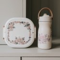 Elodie Details - duży lunchbox + butelka termiczna, Blue Garden - ZESTAW