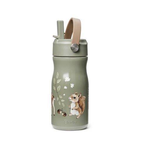 Elodie Details - duży lunchbox + butelka termiczna, Chipmunk Darling - ZESTAW