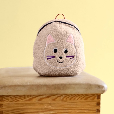 Lassig Plecak mini frotte Tiny Team Kotek
