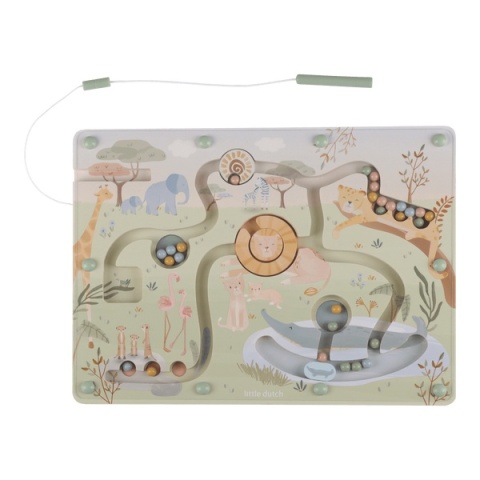 Little Dutch Labirynt magnetyczny Safari Friends FSC