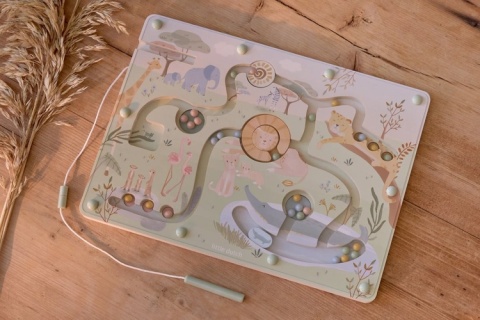 Little Dutch Labirynt magnetyczny Safari Friends FSC