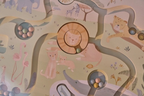 Little Dutch Labirynt magnetyczny Safari Friends FSC
