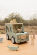 Little Dutch Drewniany samochód sorter Safari Friends FSC