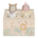 Little Dutch Drewniana zabawka pop-up Safari Friends FSC