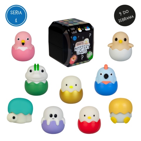 EGGY'S MYSTERY LIGHTS - Mini lampki niespodzianki. Zbierz całą kolekcję!