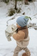ELODIE DETAILS - czapka zimowa, Furry Knit Beanie, Blueberry Bliss, 3-100 lat