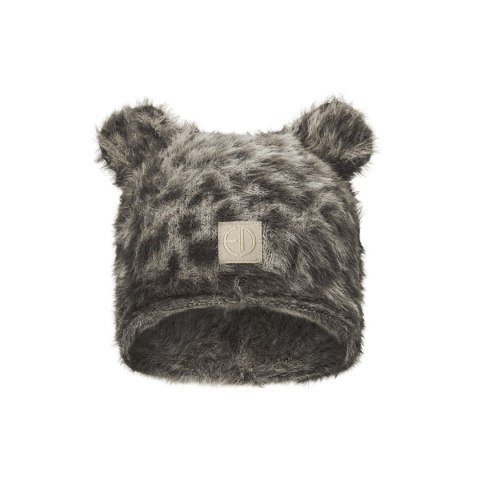 ELODIE DETAILS - czapka zimowa, Furry Knit Beanie, Le Leopard, 3-100 lat
