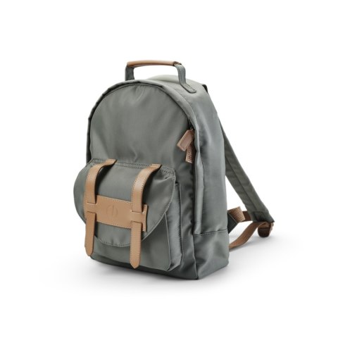 Elodie Details - plecak MIDI, Hazy Jade + duży lunchbox + butelka termiczna, Chipmunk Darling - ZESTAW