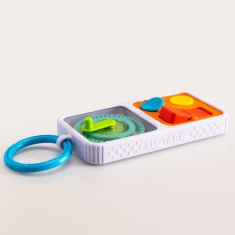 Fat Brain Toy PlayTab Go. Sensoryczne Kwadraty z Zawieszką.