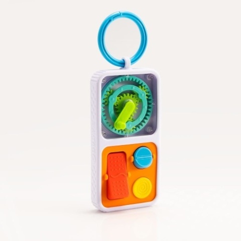 Fat Brain Toy PlayTab Go. Sensoryczne Kwadraty z Zawieszką.