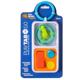 Fat Brain Toy PlayTab Go. Sensoryczne Kwadraty z Zawieszką.