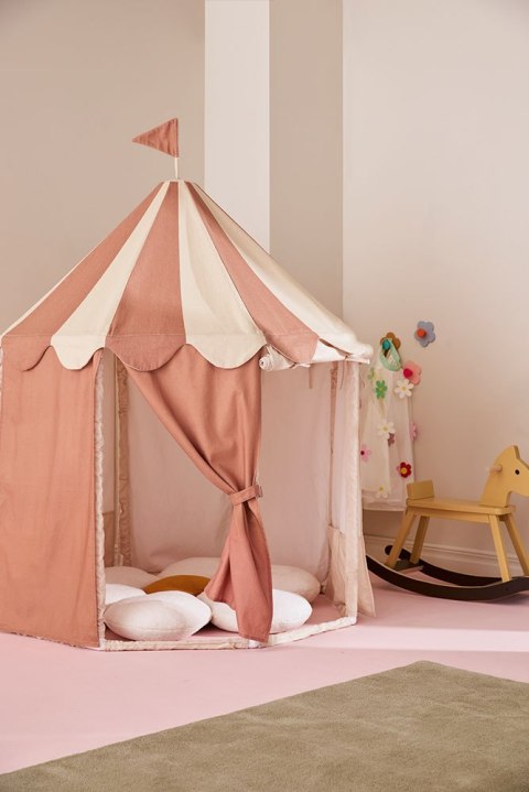 KID'S CONCEPT - namiot pawilon w paski, brązowy