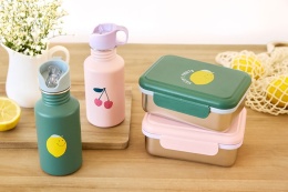 Lassig Lunchbox ze stali nierdzewnej Happy Fruits Lemon