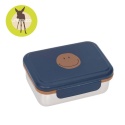 Lassig Lunchbox ze stali nierdzewnej Little Gang Heart lilac