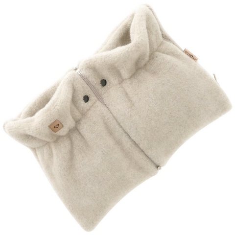 Zaffiro Mufka do wózka wełniana Sierra beige