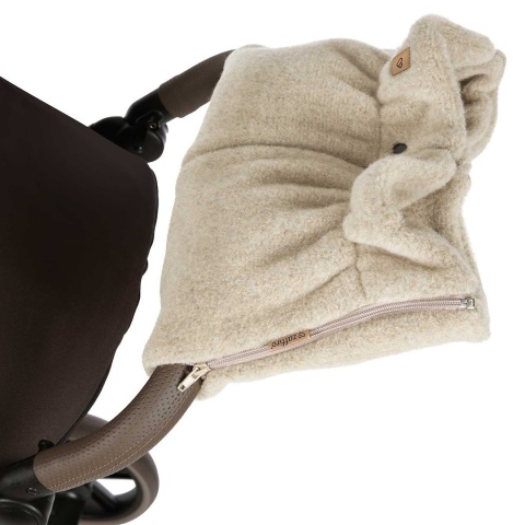 Zaffiro Mufka do wózka wełniana Sierra beige