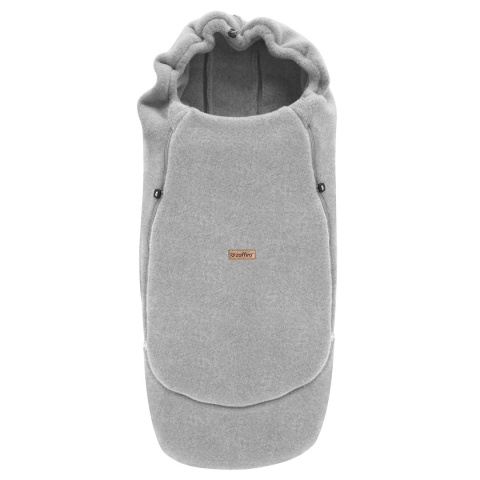 Zaffiro Regulowany śpiworek maxi wełniany Sierra 0-36m grey